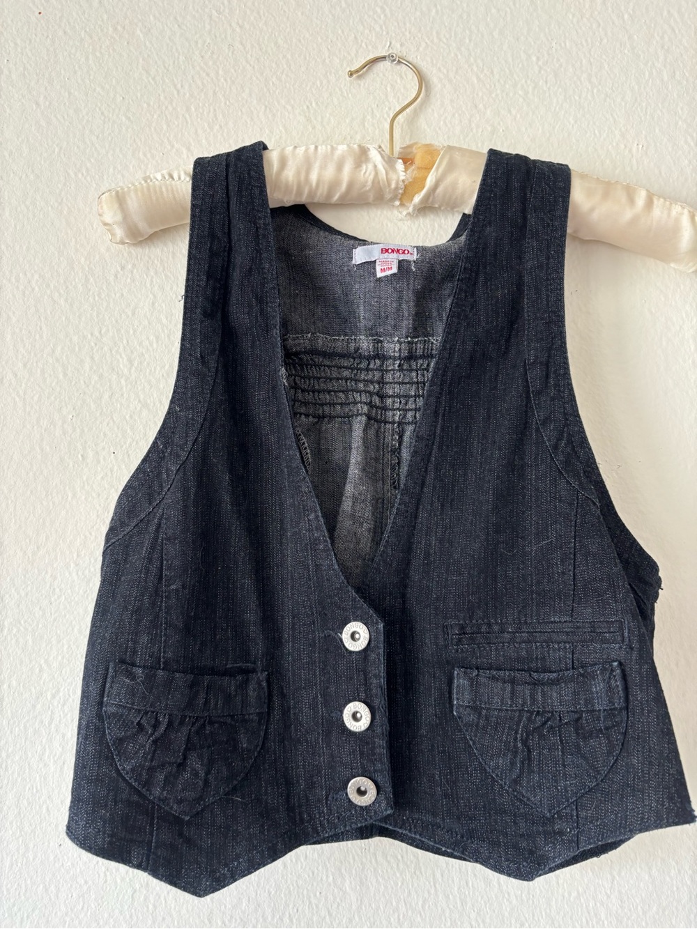 Vintage Dark Blue/black  Bogo Summer/Fall Vest